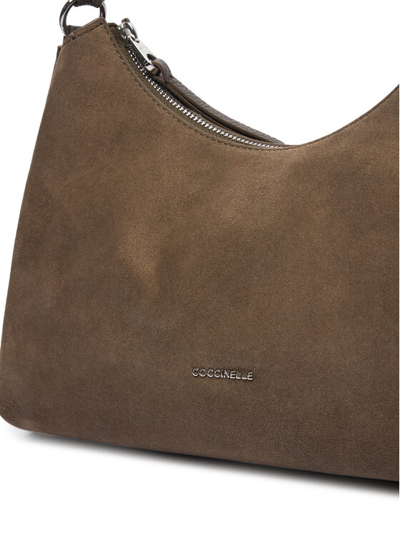 Coccinelle Coccinelle Ročna torba P6P Boheme Suede Bimaterial E1 P6P 13 03 01 Khaki