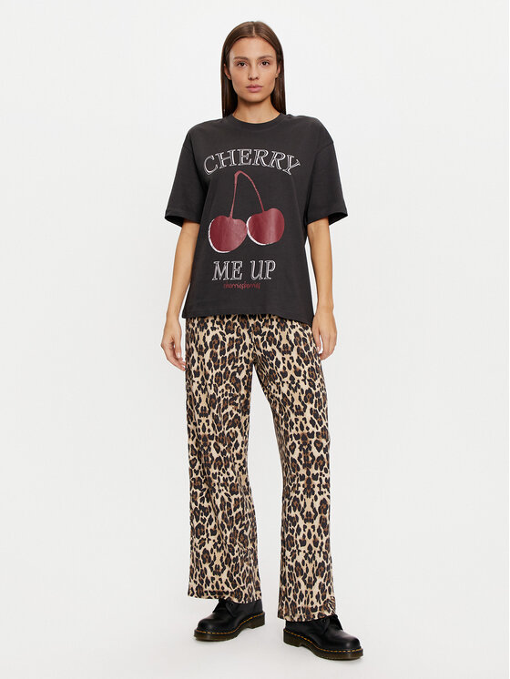 Gina Tricot Gina Tricot Штани з тканини 22759 Коричневий Regular Fit