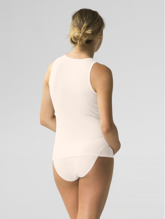 Atlantic Atlantic Top basic Beżowy Regular Fit
