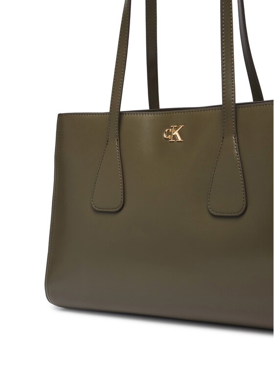 Calvin Klein Calvin Klein Rankinė Ck Medium Work Tote LV04F3442G Žalia