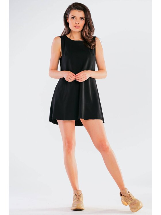 Infinite You Infinite You Sukienka letnia M245 Czarny Basic Fit
