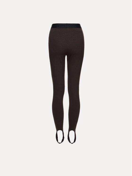 La Mania La Mania Legginsy LYORA Brązowy Basic Fit