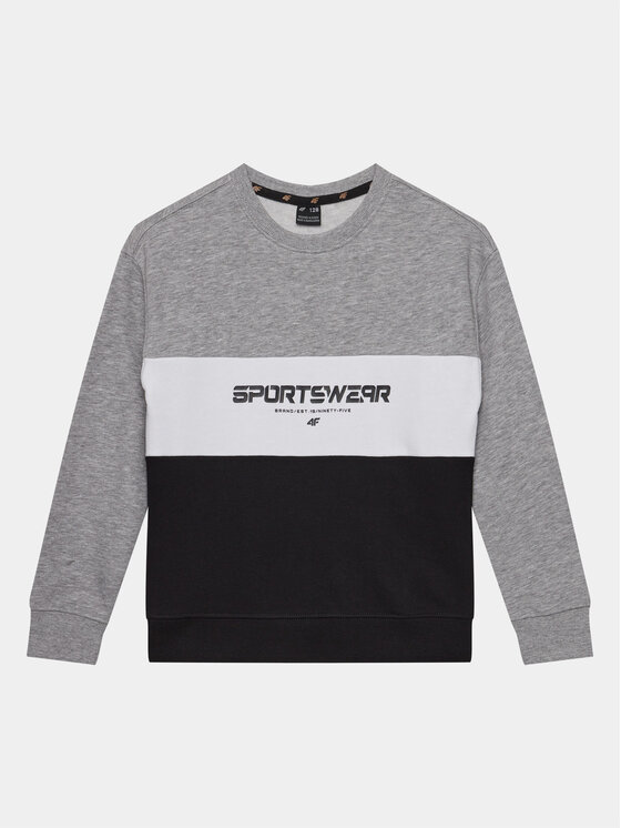 4F 4F Суитшърт 4FJAW23TSWSM630 Сив Regular Fit