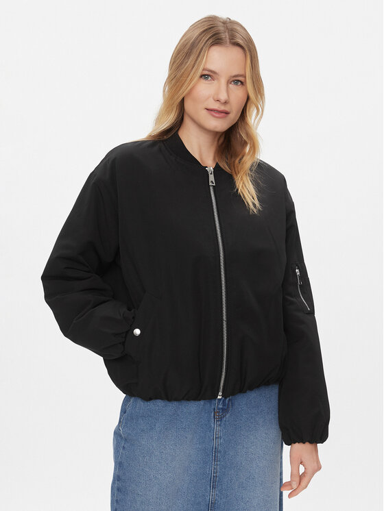 Vero Moda Bomber Jakna Barcelona 10300839 Črna Regular Fit