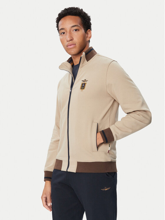 Aeronautica Militare Aeronautica Militare Суитшърт 262FE2089UF00662 Тъмнобежов Regular Fit