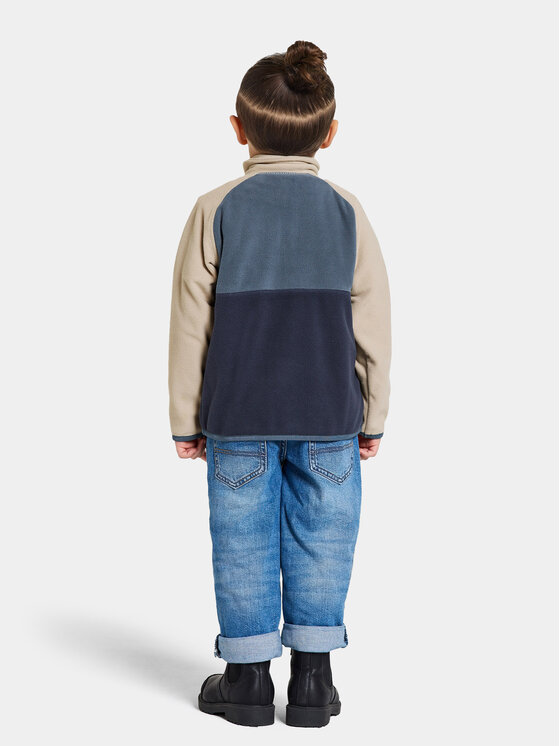 Didriksons Didriksons Mikina Monte Kids Half Butt 505008 Tmavomodrá Regular Fit