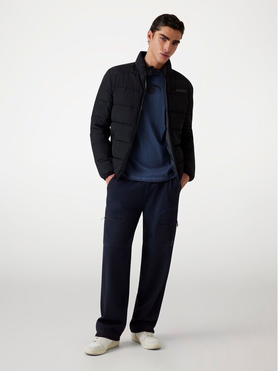 Guess Guess Spodnie materiałowe 176717 Niebieski Regular Fit