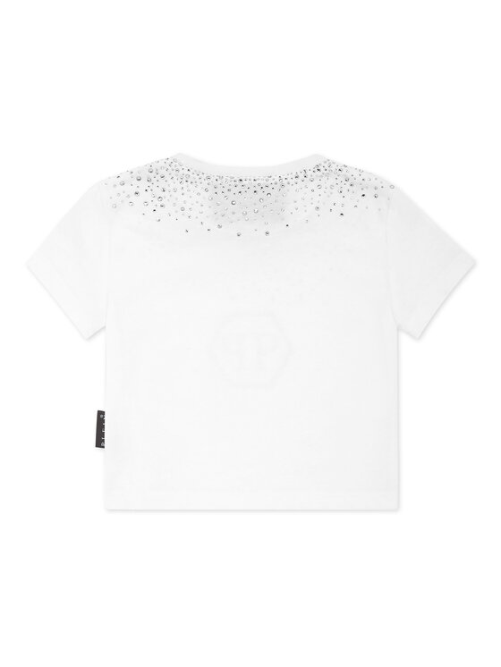 PHILIPP PLEIN PHILIPP PLEIN T-Shirt 28143 Biały Regular Fit
