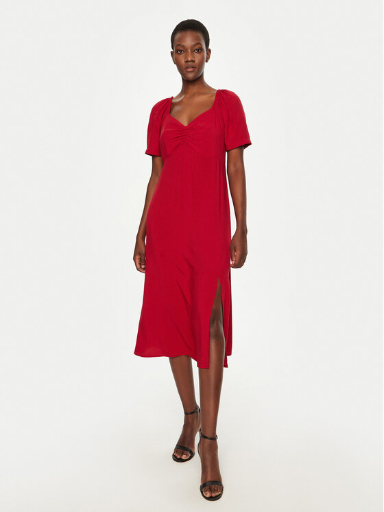 Gap Gap Rochie de zi 646168-00 Roșu Slim Fit