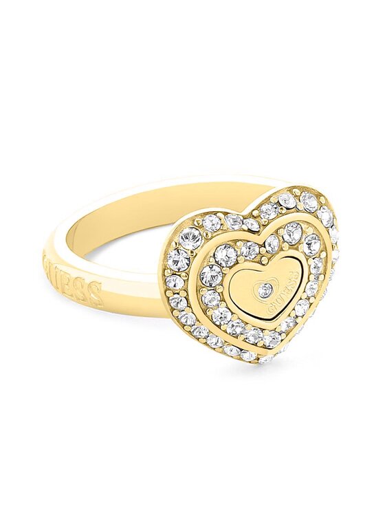 Guess Guess Žiedas JUBR04 034JW Auksinė