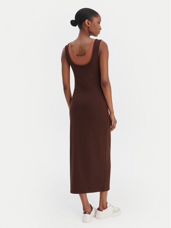 Calvin Klein Jeans Calvin Klein Jeans Kleid für den Alltag LV047E220G Braun Slim Fit