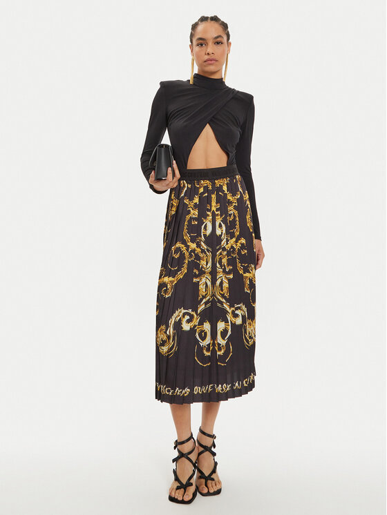 Versace Jeans Couture Versace Jeans Couture Plisēti svārki 77HAE8P5 Daudzkrāsains Regular Fit