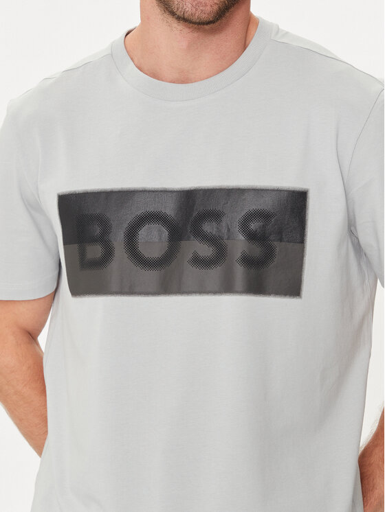BOSS Boss T-shirt Tee 9 50512998 Grigio Regular Fit