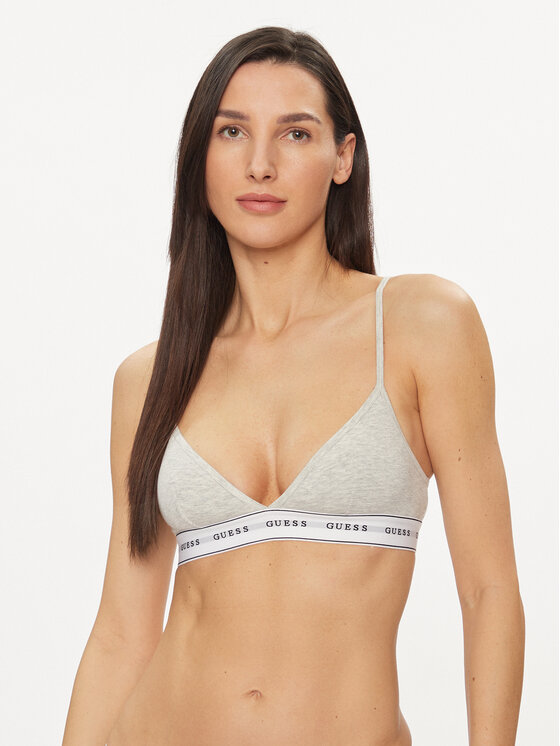 Guess Bralette krūšturis Carrie O2BC02 KBBU1 Pelēks