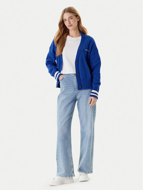 Guess Jeans Guess Jeans Кардиган W4BR81 Z3HM1 Син Regular Fit