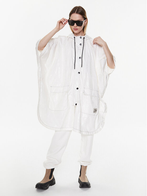 Desigual Desigual Πόντσο 23SAIY02 Λευκό Oversize