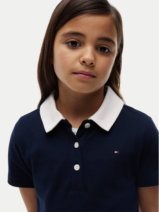 Tommy Hilfiger Tommy Hilfiger Sukienka codzienna KG0KG09401 D Granatowy Regular Fit