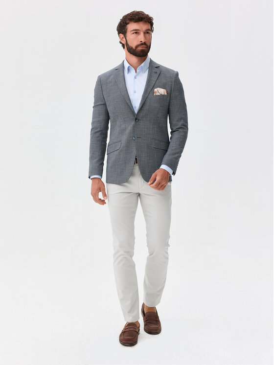 Evenemen Evenemen Marynarka Coco 0305 Niebieski Slim Fit