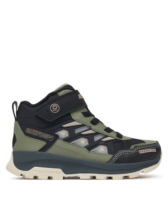Skechers Skechers Зимни обувки S-Lights Waterproof: Storm Blazer - Glow Trail 406381L/BKOL Черен
