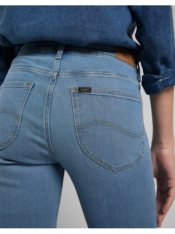 Lee Lee Jeansy ELLY Niebieski Slim Fit