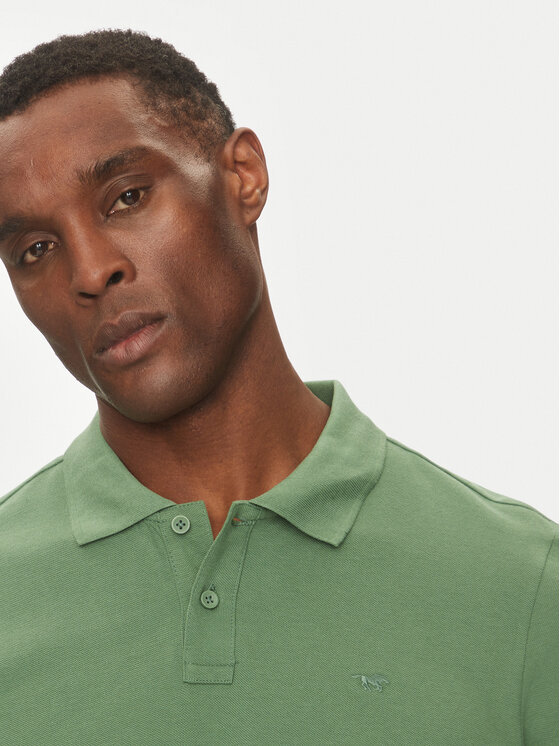 Mustang Mustang Poloshirt Palco 1016293 Grün Regular Fit
