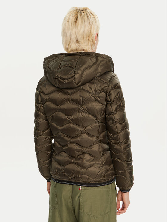 Blauer Blauer Pūkinė striukė 24WBLDC03048 Žalia Regular Fit