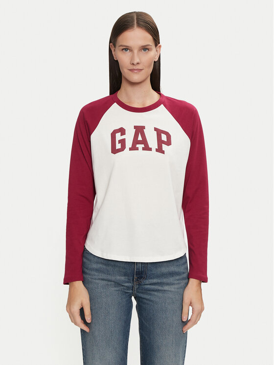 Gap Gap Blúz 534389-00 Piros Relaxed Fit
