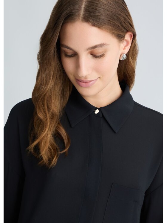 Liu Jo Liu Jo Camicia CA5201TS06622222 Nero Loose Fit