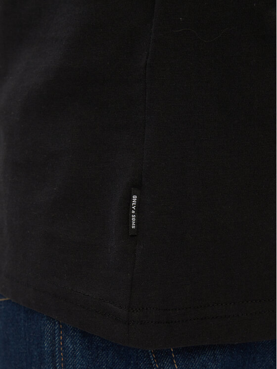 Only & Sons Only & Sons Marškinėliai Smart 22026726 Juoda Regular Fit
