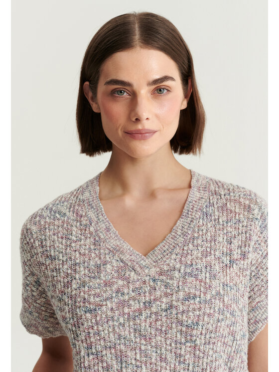 TATUUM TATUUM Sweter HELENA 2 Fioletowy Classic Fit