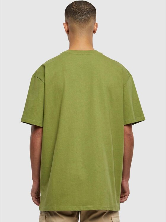 Urban Classics Urban Classics T-Shirt Koszulka Oversize Męska Oliwkowa Urban Classics TB1778 4XL Zielony Oversize