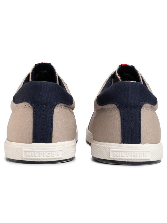 Tommy Hilfiger Tommy Hilfiger Teniszcipő Iconic Long Lace Sneaker FM0FM01536AEP Bézs