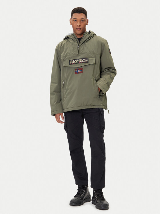Napapijri Napapijri Anoraka virsjaka Rainforest Pocket 2 NP0A4GMD Zaļš Regular Fit