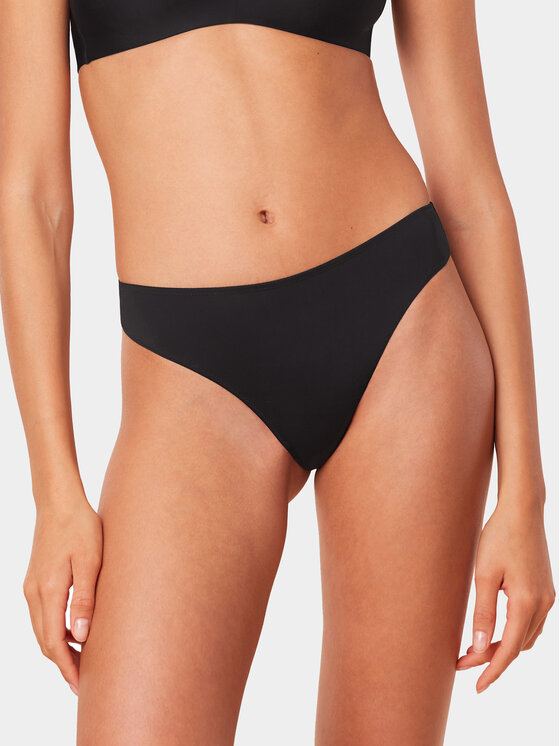 Triumph Triumph Klasične spodnje hlačke Pure Micro Tai 10217439 Črna