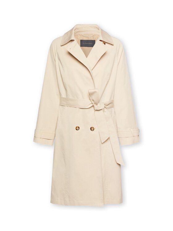 Elena Mirò Elena Mirò Cappotto invernale F244P000187N002 Crema A-Line Fit