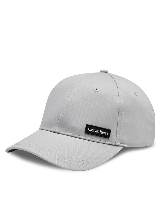 Calvin Klein Cepure ar nagu Essential Patch Bb Cap K50K510487 Pelēks