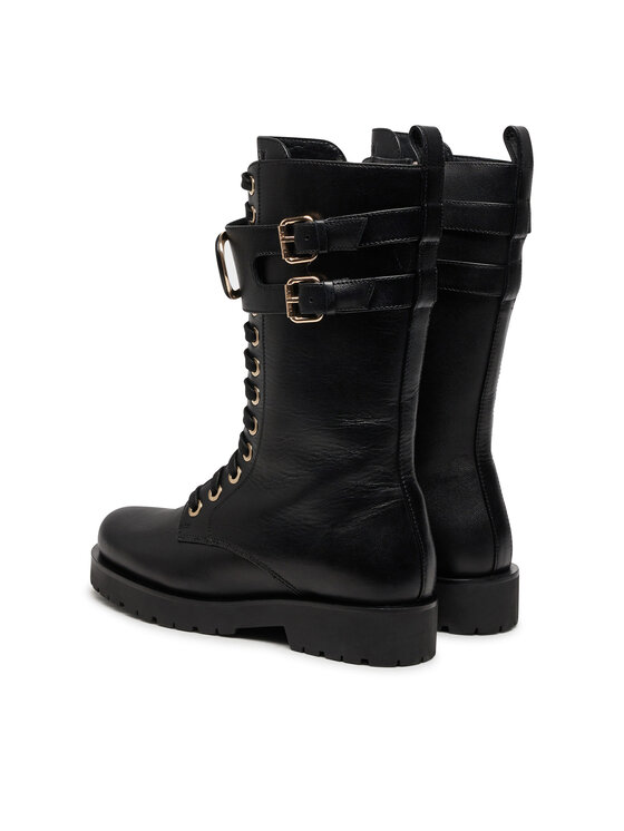 TWINSET TWINSET Schnürstiefeletten 242TCP084 Schwarz