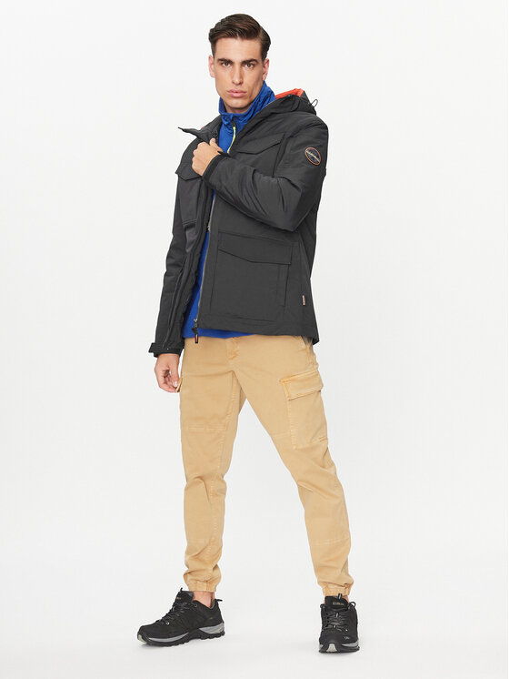 Napapijri Napapijri Prijelazna jakna 20-22 Field NP0A4HEK Crna Regular Fit
