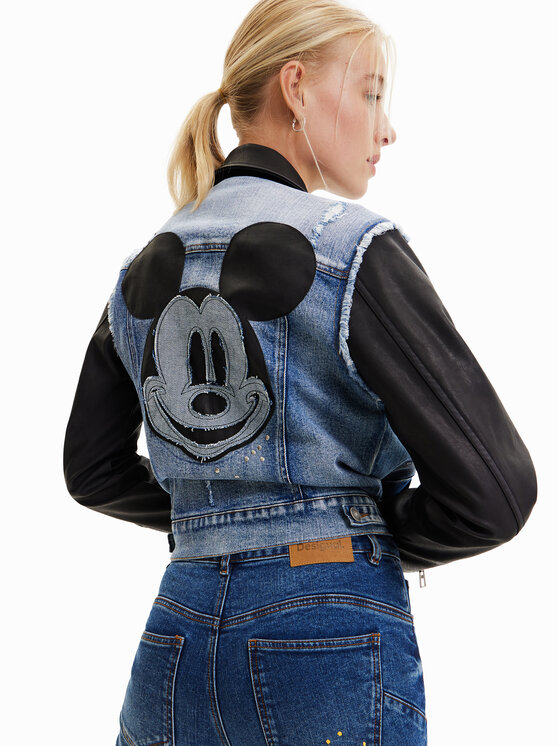 Desigual Desigual Jeansjacke 23SWED49 Blau Regular Fit