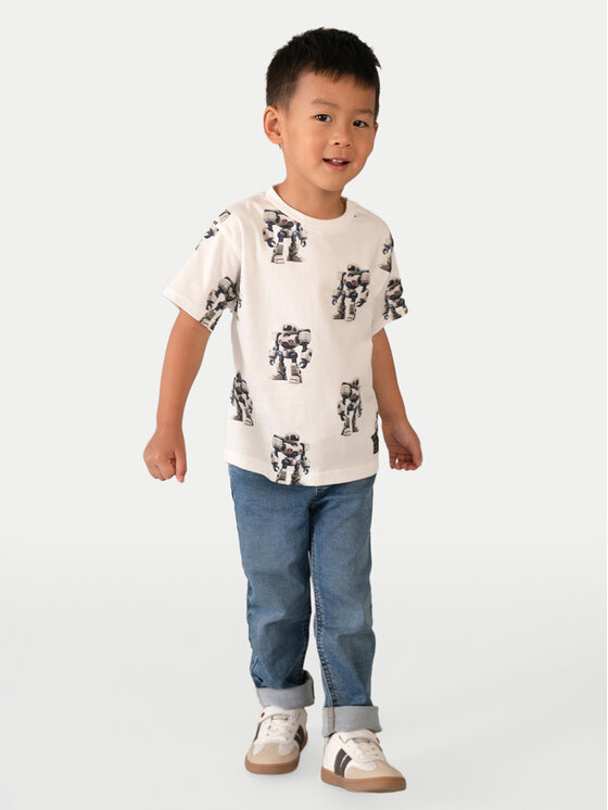 Mayoral Mayoral T-särk 3068 Valge Regular Fit