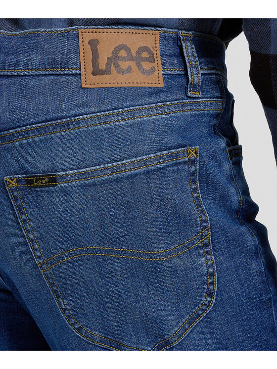 Lee Lee Jeansy 112387470 Niebieski Slim Fit