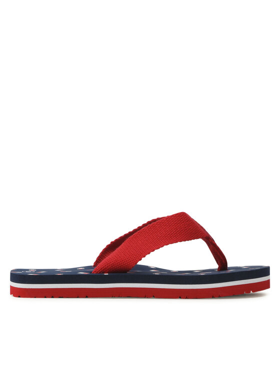 Tommy Hilfiger Tommy Hilfiger Zehentrenner Flag Flip Flop T3X8-32923-0058 M Rot