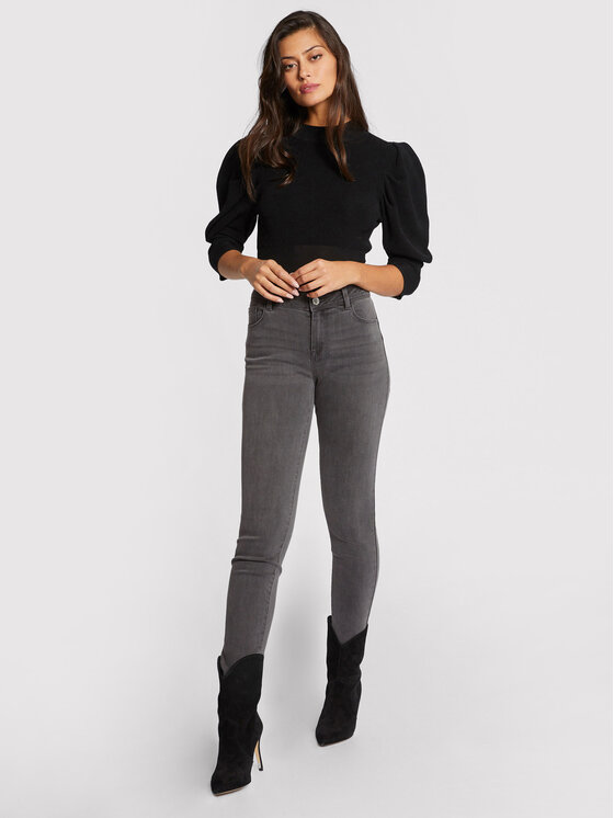 Morgan Morgan Džínsy 201-POM.P Sivá Slim Fit