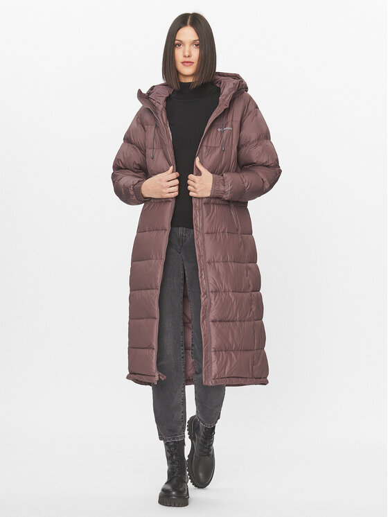 Columbia Columbia Zimní bunda Pike Lake™ II Long Jacket Hnědá Regular Fit