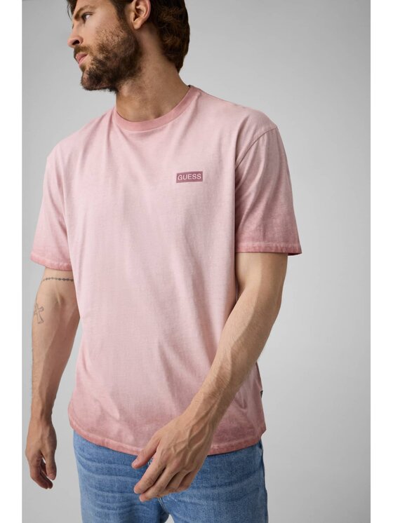 Guess Guess T-Shirt 184006 Różowy Classic Fit