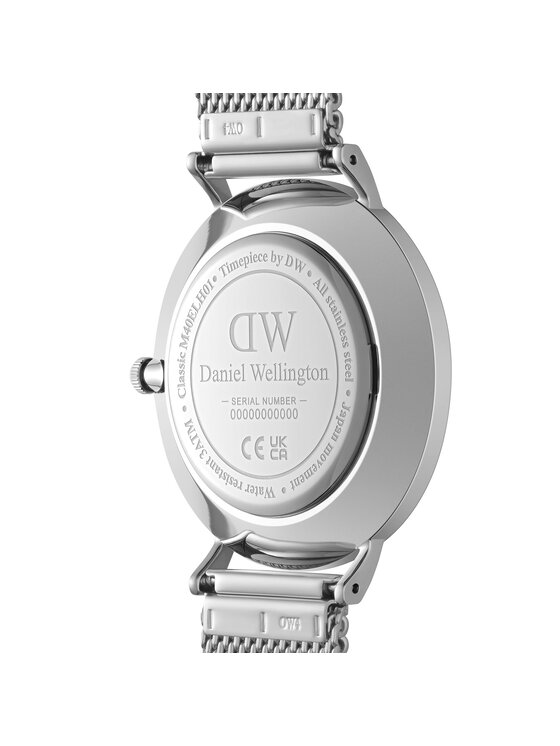 Daniel Wellington Daniel Wellington Hodinky Classic Multi-Eye Sterling Onyx DW00100711 Stříbrná