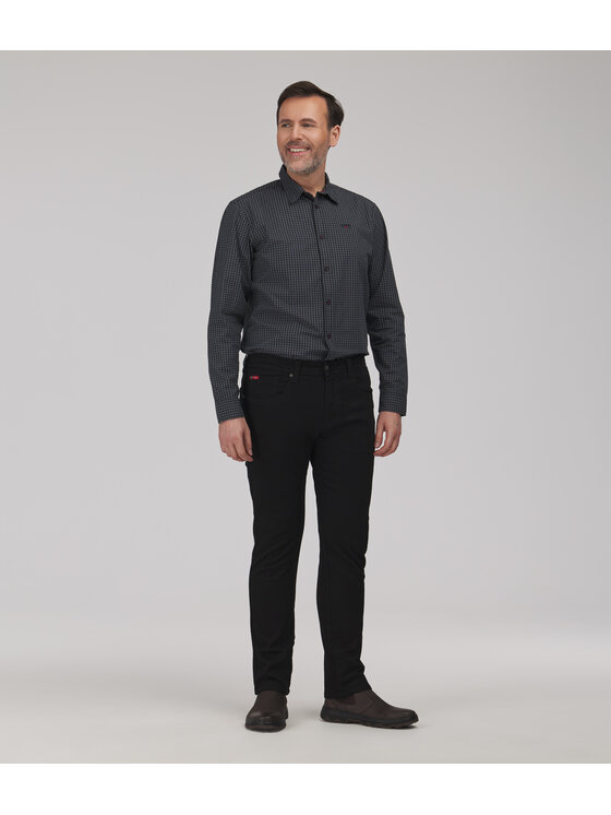 Lee Cooper Lee Cooper Jeansy LC7504 Czarny Tapered Leg