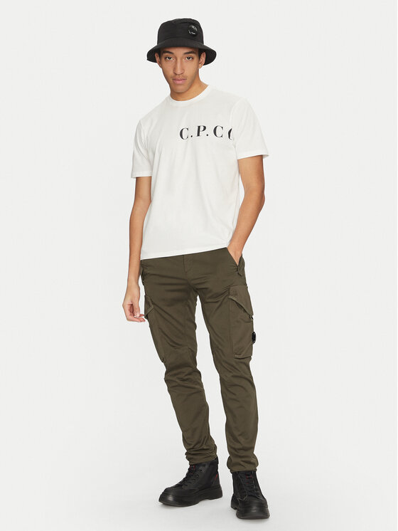 C.P. Company C.P. Company Riidest püksid 18CMPA058A005694G Roheline Regular Fit