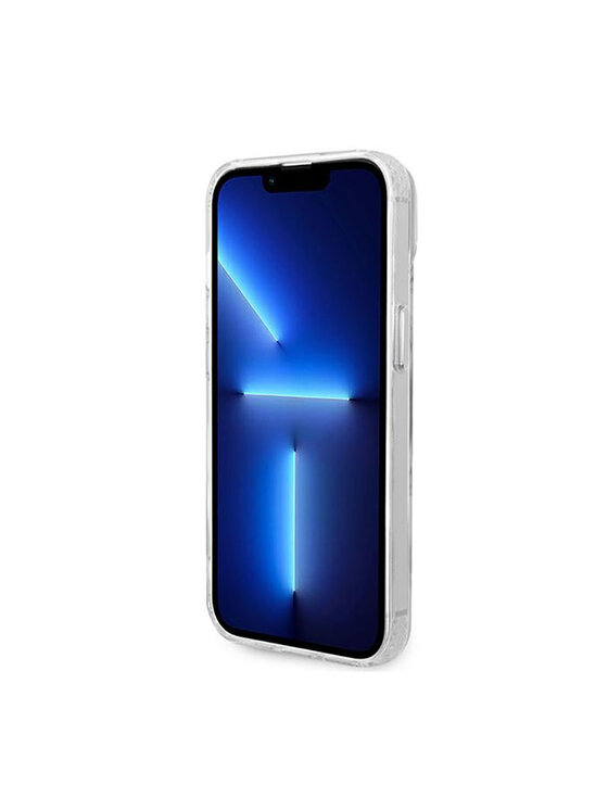 Guess Guess Etui na telefon Outline Magsafe Srebrny