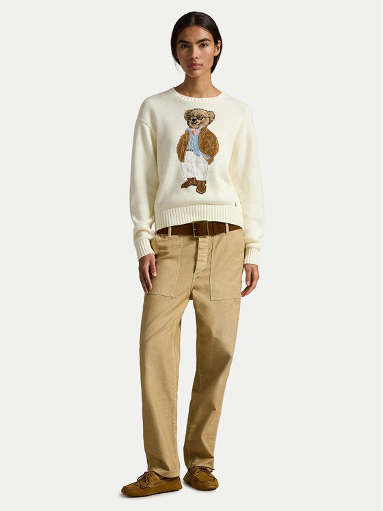 Polo Ralph Lauren Polo Ralph Lauren Džemper 211A96248001 Écru Relaxed Fit